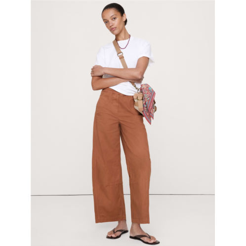 Bananarepublic Mid-Rise Relaxed Painter Pull-On Pant