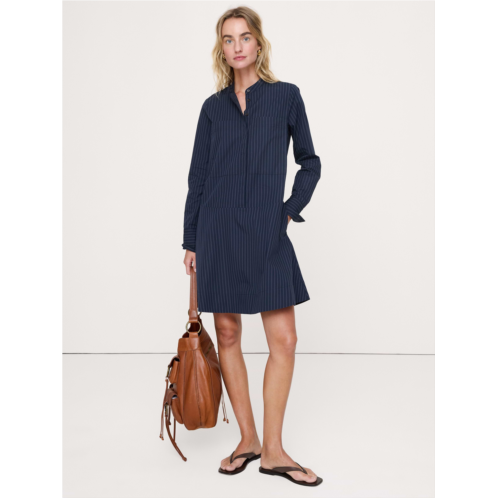 Bananarepublic Cotton Trapeze Mini Shirt Dress