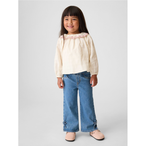 Gap Baby & Toddler Bow Split-Hem Stride Jeans