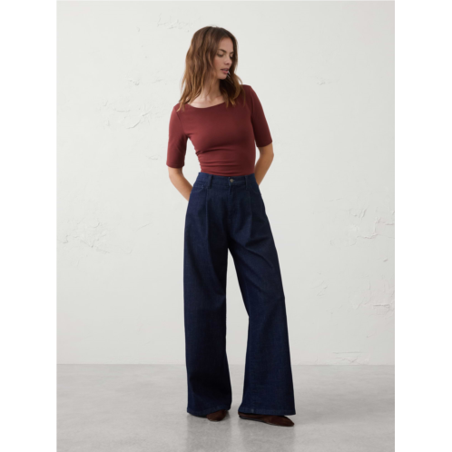 bananarepublic Soft Stretch Elbow-Sleeve Top