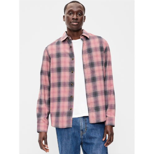 OldNavy Relaxed Long-Sleeve Plaid Flannel Pocket Shirt