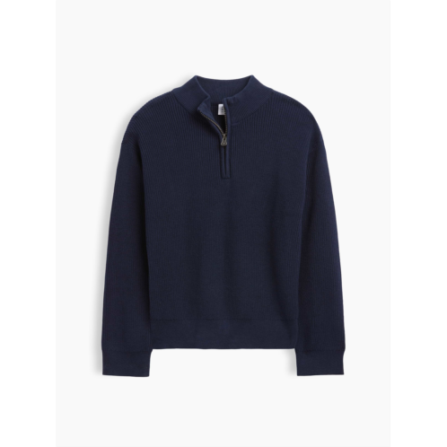 Gap Kids Relaxed Quarter-Zip Sweater