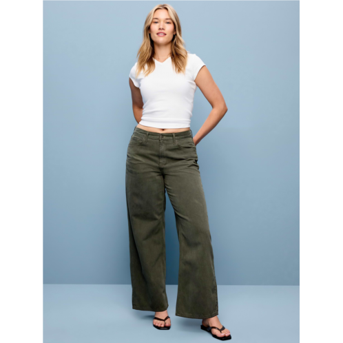 OldNavy High-Waisted Baggy Wide-Leg Jeans