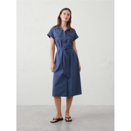 bananarepublic Poplin Utility Midi Shirtdress