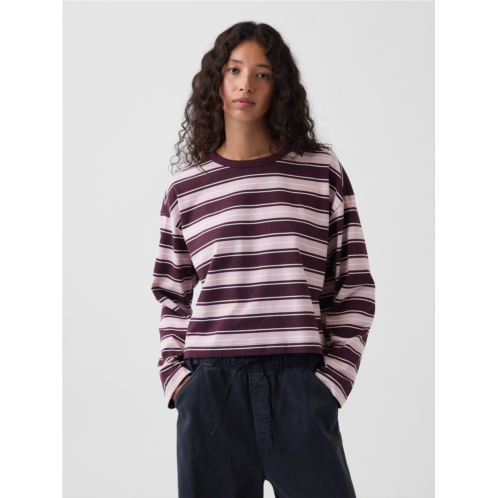 Gap Knit Oversized Crop T-Shirt