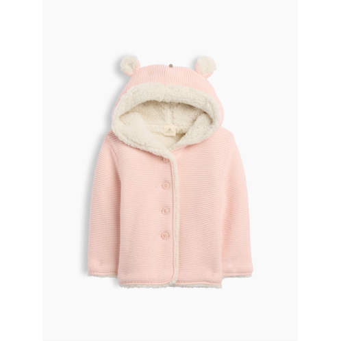 Gap Baby Sherpa-Lined Garter Cardigan