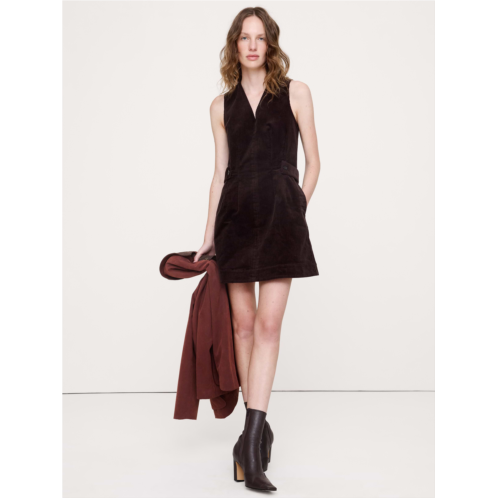 Bananarepublic Corduroy Side-Button Mini Dress