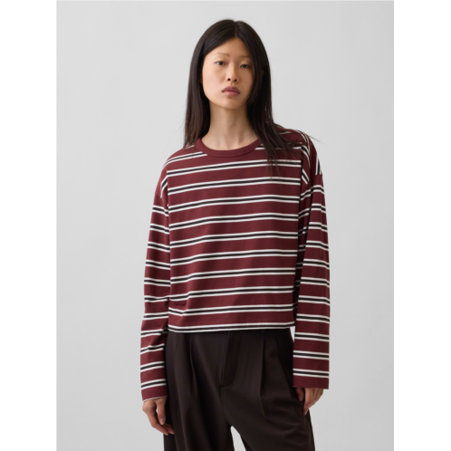 Gap Knit Oversized Crop T-Shirt