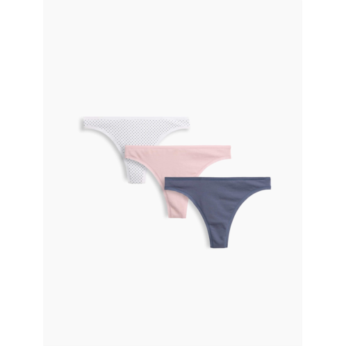 Gap SoftMade Organic Stretch Cotton Thong (3-Pack)