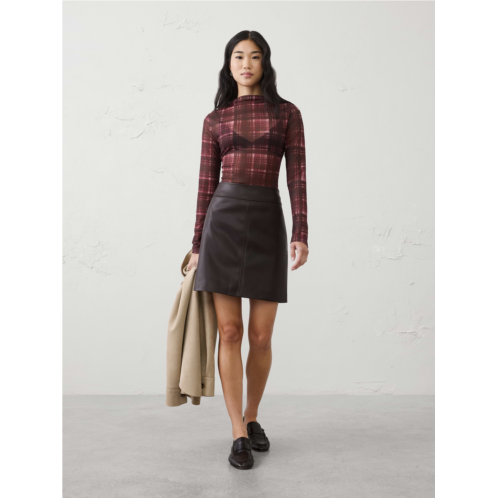 bananarepublic Mesh Mock-Neck Top