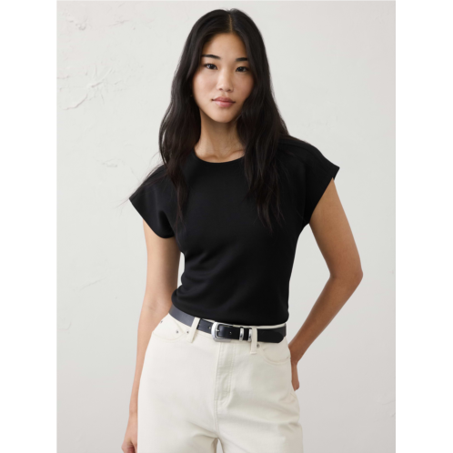 bananarepublic Soft Touch Cap-Sleeve Top