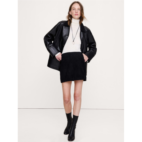 Bananarepublic Suede Mini Skirt