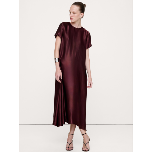 Bananarepublic Aurelia Italian Satin Trapeze Dress