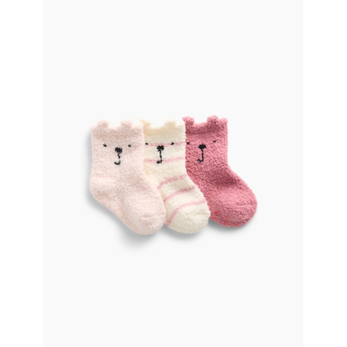 Gap Baby Cozy Bear Socks (3-Pack)