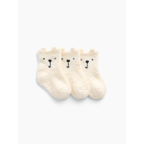 Gap Baby Cozy Bear Socks (3-Pack)