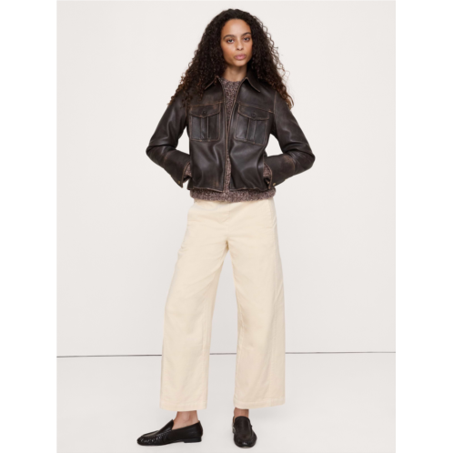 Bananarepublic Mid-Rise Relaxed Corduroy Painter Pull-On Pant