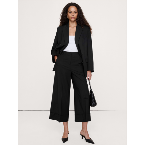 Bananarepublic High-Rise Italian Lightweight Wool Culotte