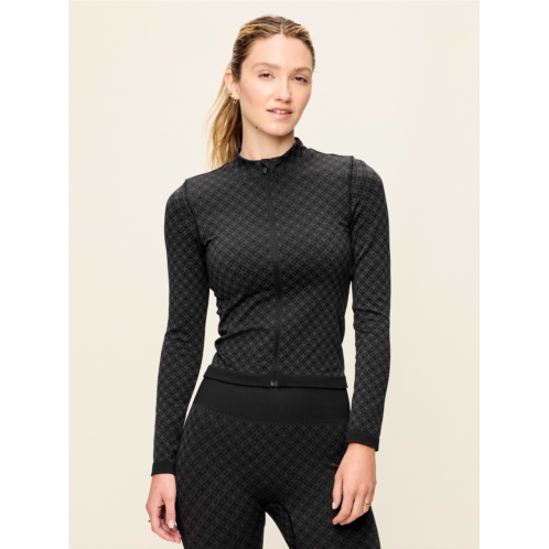 OldNavy Seamless Jacquard Full-Zip Jacket