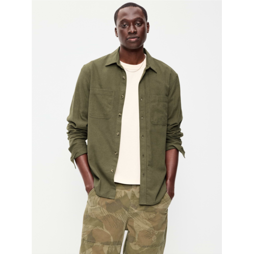 OldNavy Relaxed Long-Sleeve Flannel Pocket Shirt