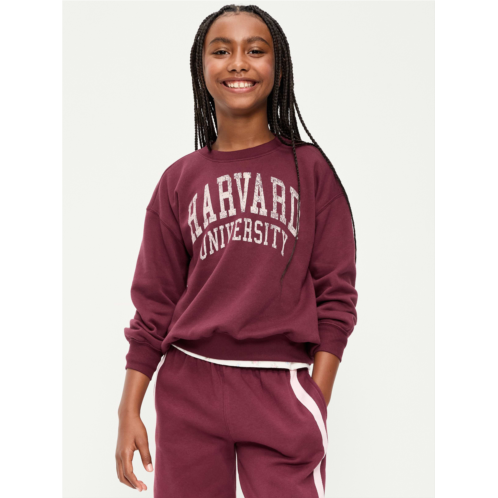 OldNavy College Oversized Graphic Tunic Sweatshirt for Girls