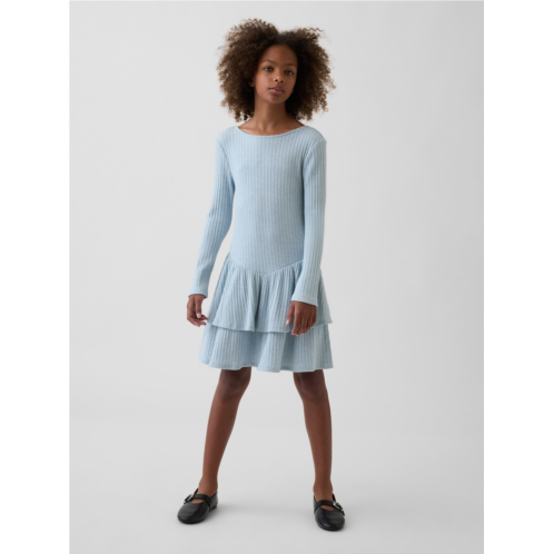 Gap Kids Pointelle Drop-Waist Tiered Dress