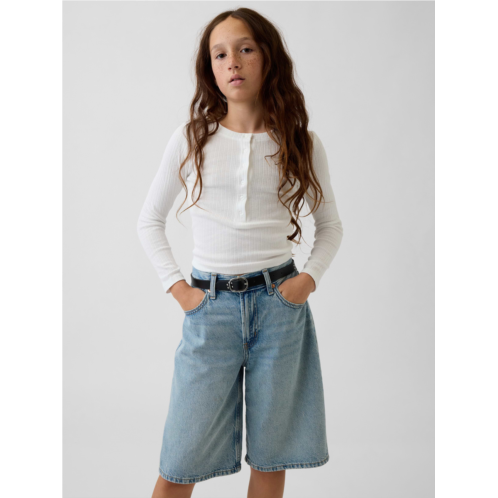 Gap Kids Variegated Rib Henley T-Shirt