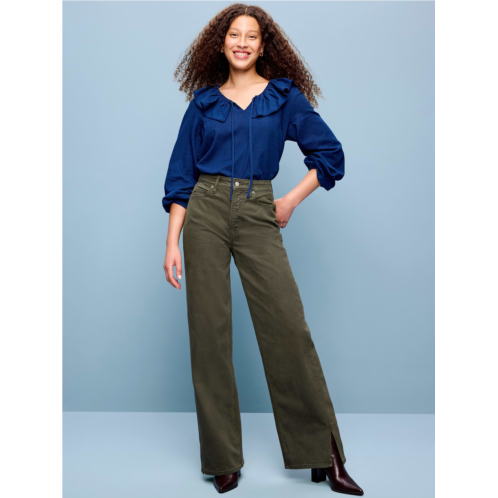 OldNavy Extra High-Waisted Wide-Leg Jeans
