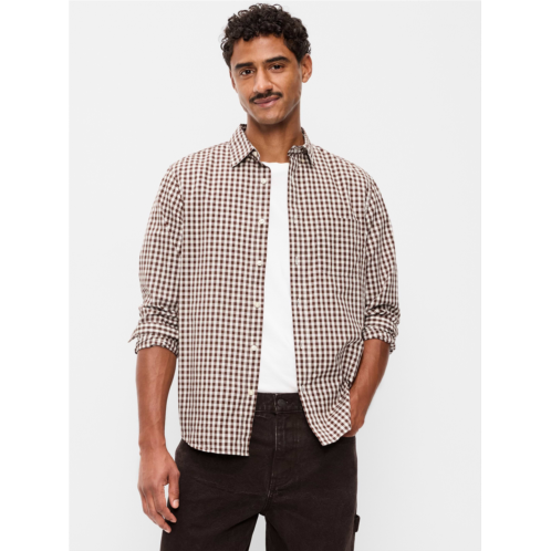 OldNavy Classic Fit Everyday Plaid Poplin Shirt