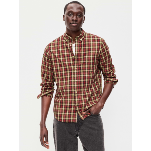 OldNavy Classic Fit Everyday Plaid Poplin Shirt