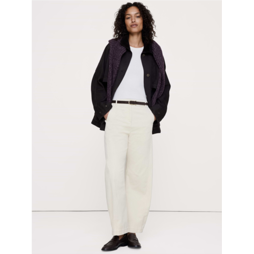 Bananarepublic High-Rise Corduroy Barrel Pant