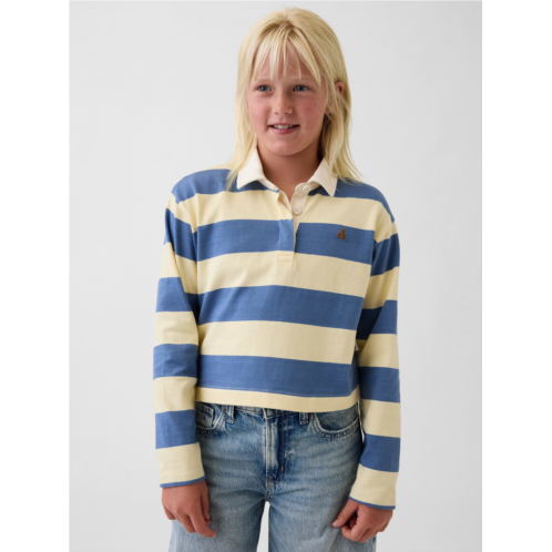 Gap Kids Oversized Rugby Stripe Polo Shirt