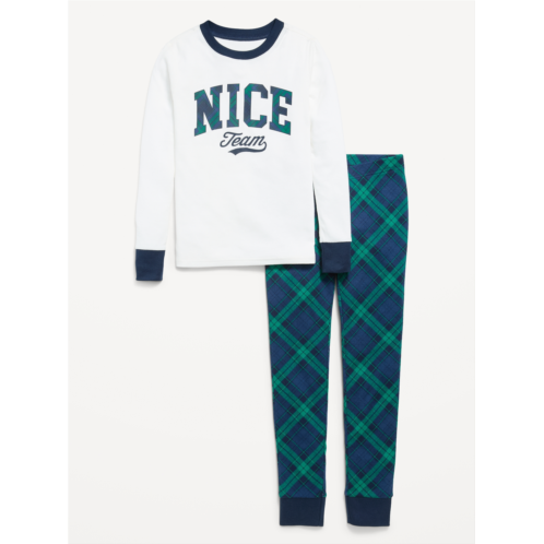 OldNavy Gender-Neutral Snug-Fit Graphic Pajama Set for Kids