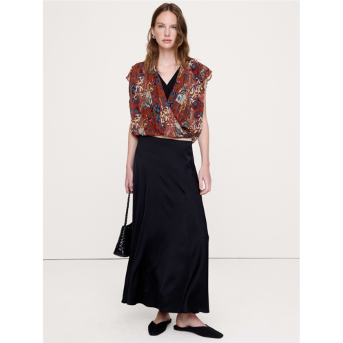 Bananarepublic Layered Georgette Cropped Top