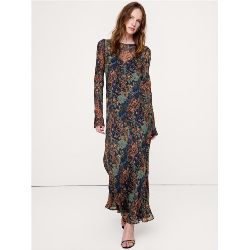 Bananarepublic Bias-Cut Chiffon Maxi Dress
