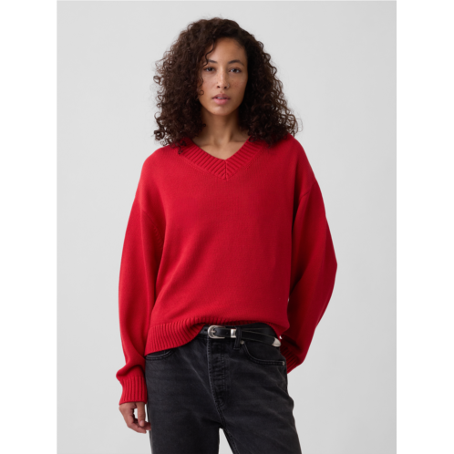 Gap Oversized V-Neck Sweater