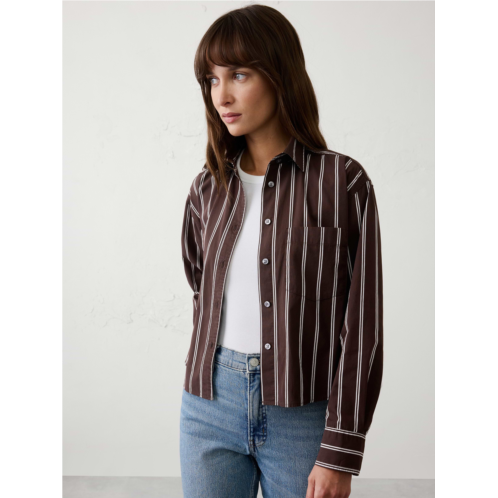 bananarepublic Cotton Cropped Shirt