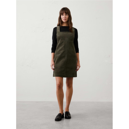 bananarepublic Corduroy Empire Square-Neck Mini Dress