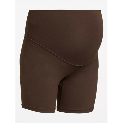 OldNavy Maternity Full-Panel StudioSmooth Biker Shorts -- 6-inch inseam