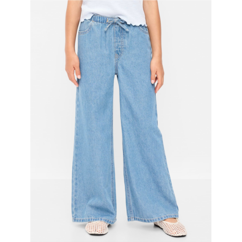 OldNavy Pull-On Super Baggy Wide-Leg Denim Jeans for Girls