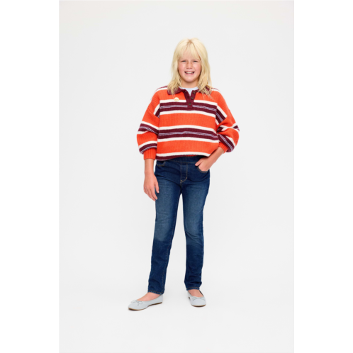 OldNavy Oversized Long-Sleeve Rugby Polo Sweater for Girls