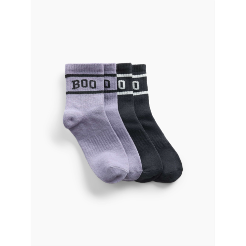 Gap Kids Varsity Boo Crew Socks (2-Pack)