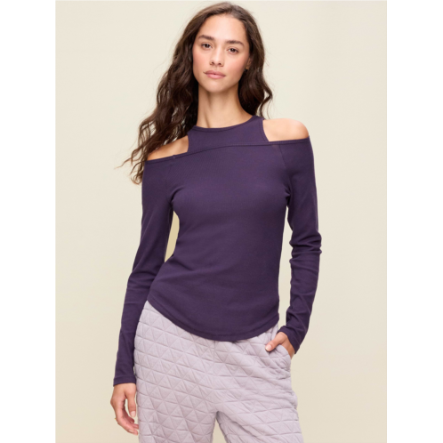 OldNavy CloudLite Ribbed Long-Sleeve Boatneck Top