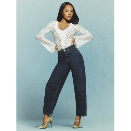 OldNavy High-Waisted Baggy Barrel Ankle Jeans