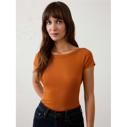 bananarepublic Ribbed Boatneck Top