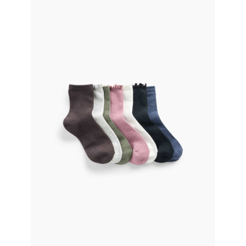 Gap Kids Ruffle Crew Socks (7-Pack)