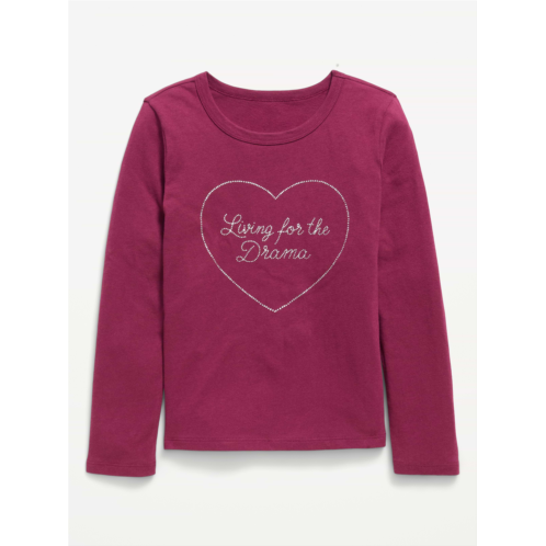 OldNavy Long-Sleeve Graphic T-Shirt for Girls
