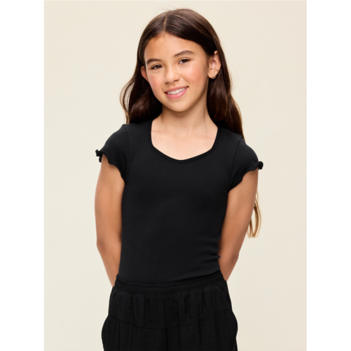 OldNavy Fitted Seamless Ribbed Performance Top for Girls
