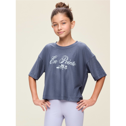 OldNavy CloudMotion Short-Sleeve Boxy T-Shirt for Girls