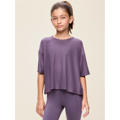 OldNavy CloudMotion Short-Sleeve Boxy T-Shirt for Girls