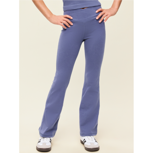 OldNavy High-Waisted PowerChill Crossover Flared Leggings for Girls
